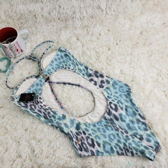 Victoria's Secret Cut out front and back monokini with gems in front Medium - Picture 6 of 8